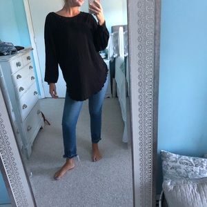 NWT Free People Black Top